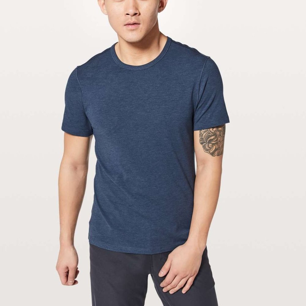 NWT Lululemon 5 Year Basic Tee Dark Navy Heather